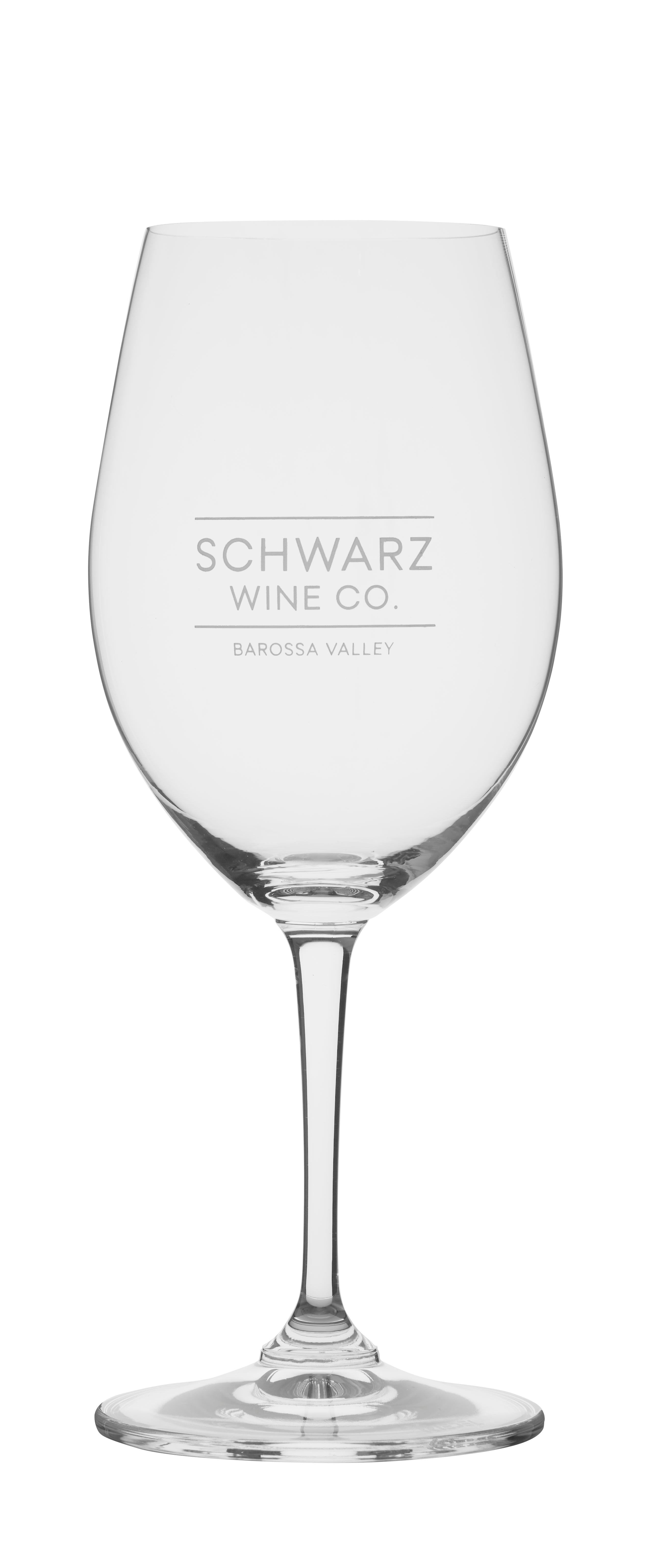 Schwarz Wine Co. branded glasses